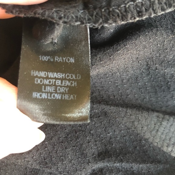 Lulus She Means Business Black Sheer Button-Front Hi-Low Top Size S - Picture 15 of 16